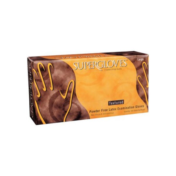 SuperGlove PF Latex Glove Large 100/Bx