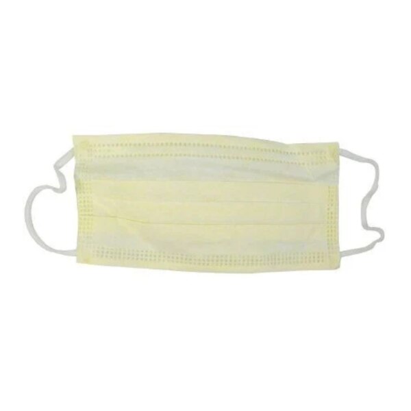 Earloop Masks 50/Bx Yellow ASTM 1