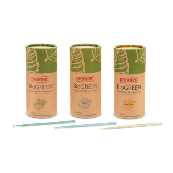 BioGREEN Micro-applicators 100/Pk Fine Blue