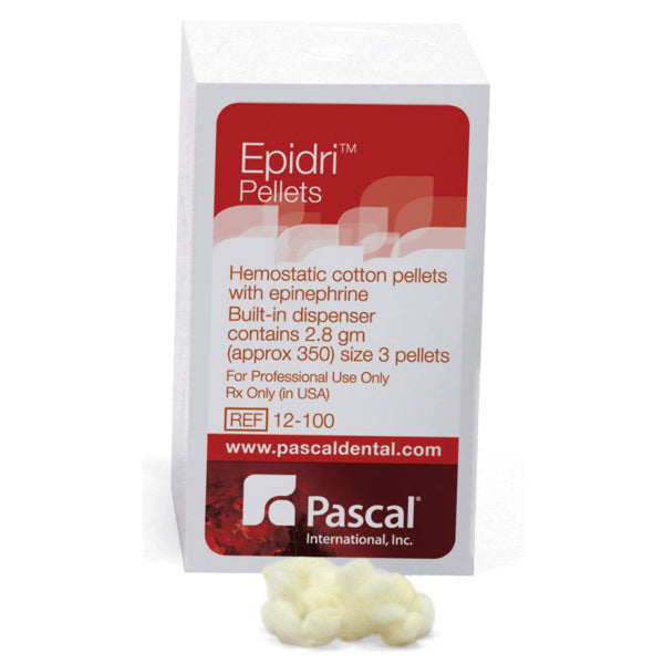 Retrax Hemostatic Pellets Epidri w/Epi #3 Yellow 350/Pk