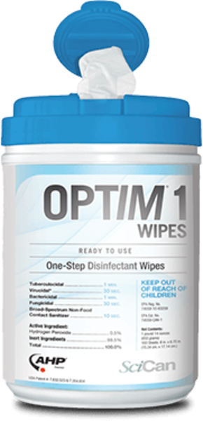 Optim 1 Wipes 6x7 160/Cn x 12/Cs