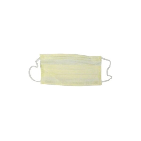 Earloop Masks 50/Bx Yellow