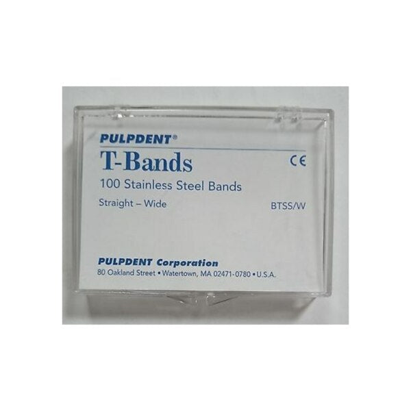 T-Bands Stainless Straight Wide 100/Box