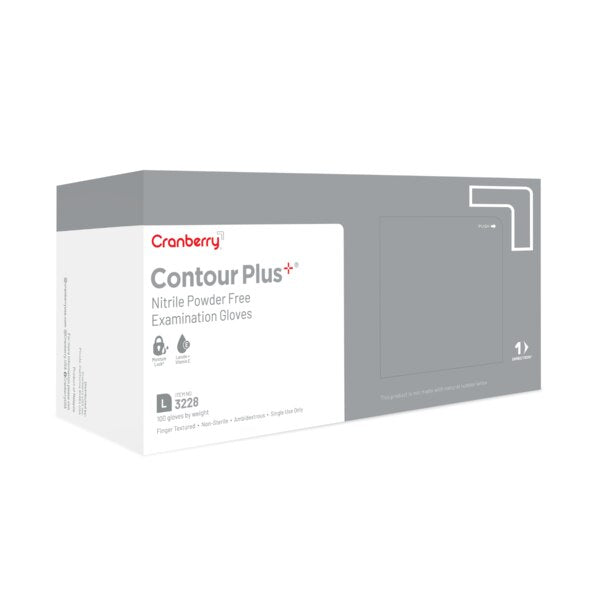 Contour Plus PF Nitrile Glove Large 100/Bx