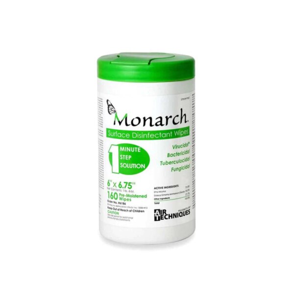 Monarch Wipes 6" x 6.75" 160/Can