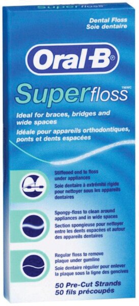 SuperFloss Sample Pack Regular 100x10/Bg