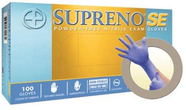 Supreno SE PF Nitrile Gloves Small 100/Bx