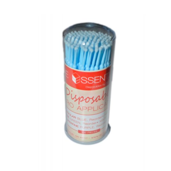 The Essentials Micro-Brush Applicators 4x100/Pk Regular/Blue