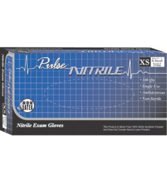 Pulse Nitrile PF Large 200/Bx