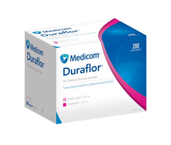 Duraflor 5% Fluoride .25mL Bubblegum 200/Bx