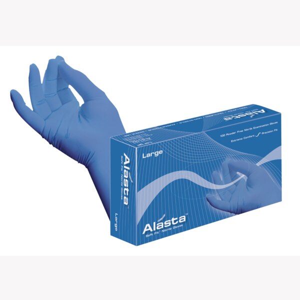 Alasta PF Nitrile Glove XS 100/Bx