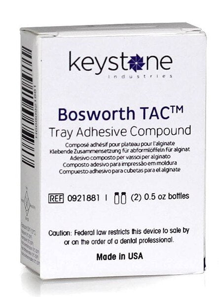 TAC Tray Adhesive Brush-on Liquid 0.5oz x 2