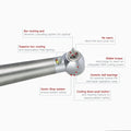 Dental Accessories TURBO (Dental Highspeed Handpiece, 4-Hole, Single Piece, with Light)