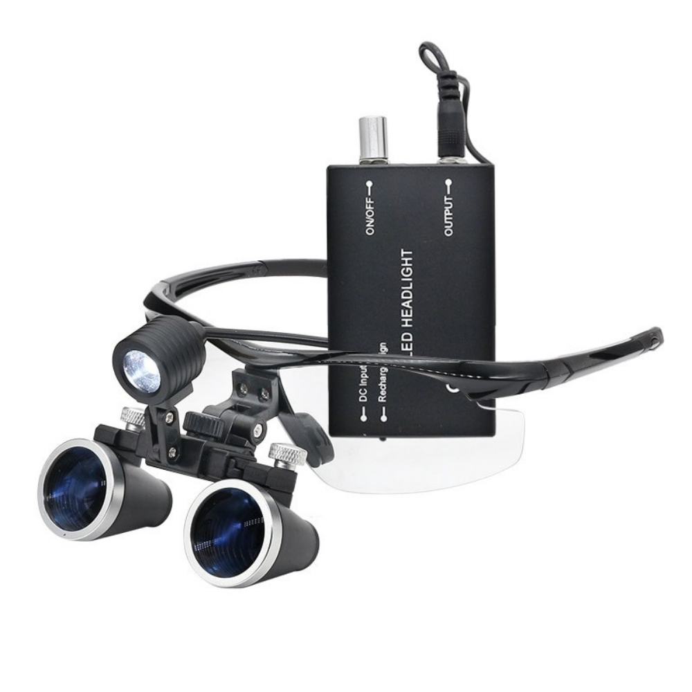 Hygienist Set - 2.5x Dental Loupes and 3W Headlight