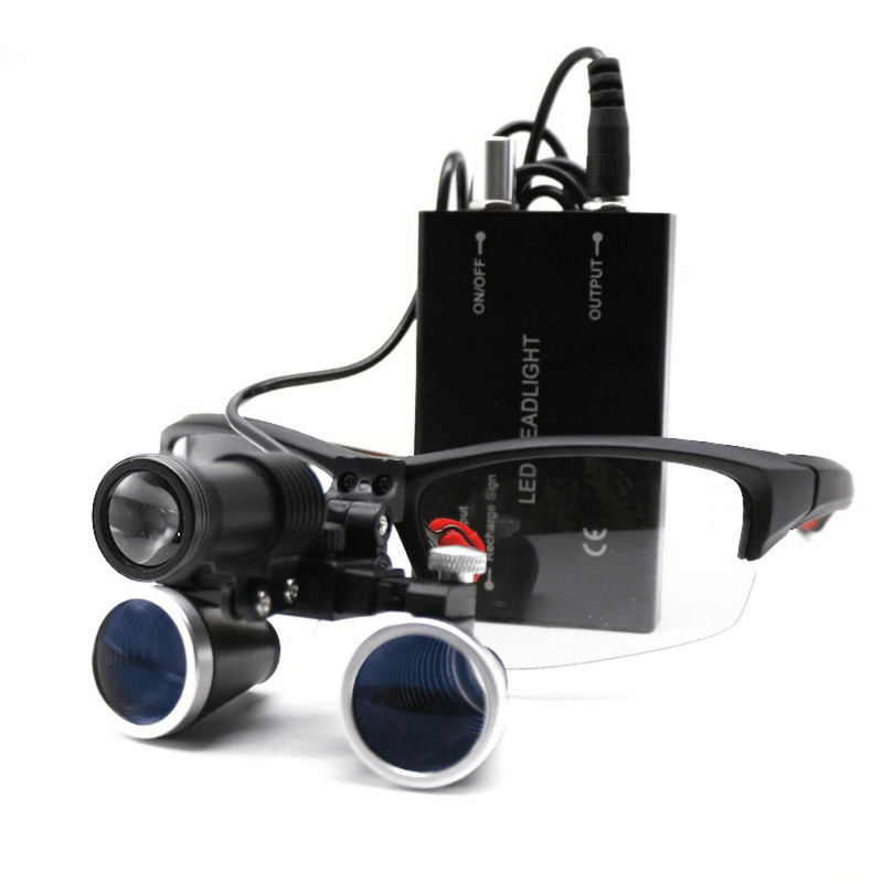 Black Set - Dental Loupes with Headlight